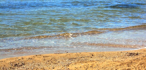 Summer waters sand beach