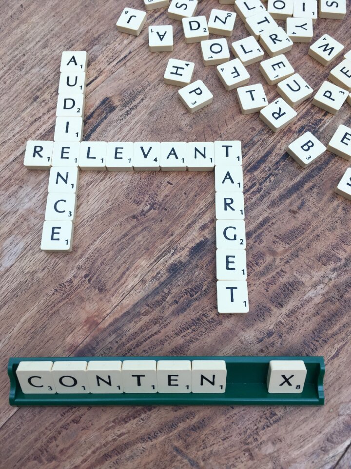Target scrabble marketing