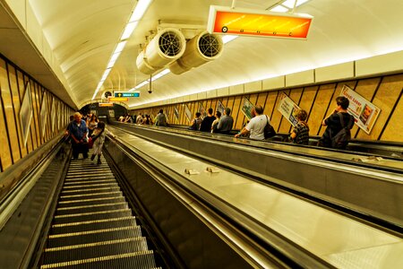 Station underground means of rail transport photo