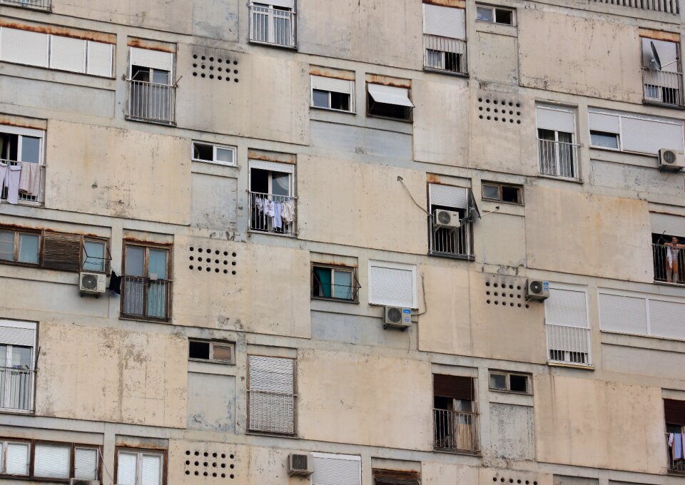 Apartment building concrete