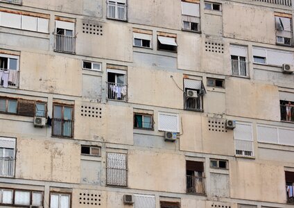 Apartment building concrete photo