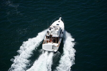 Water blue boating photo