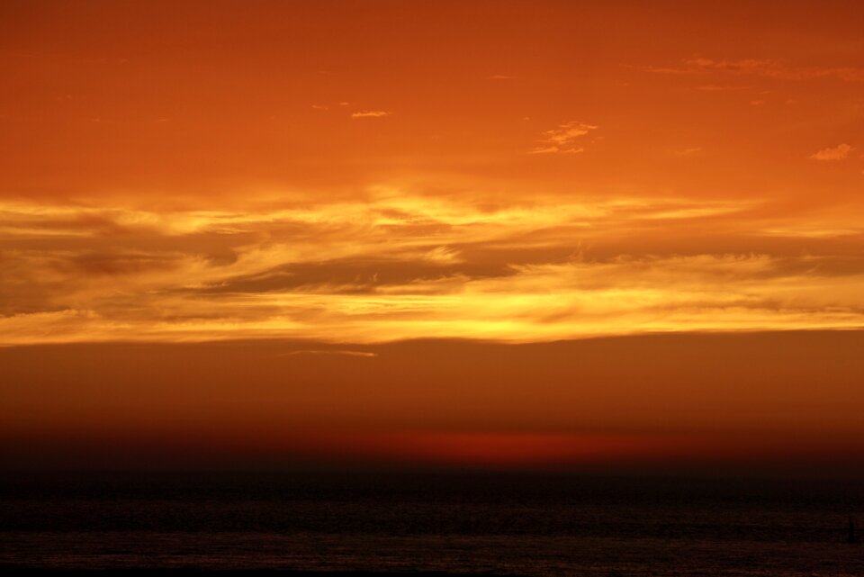 Clouds twilight sky