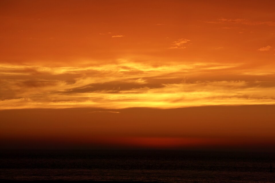 Clouds twilight sky photo