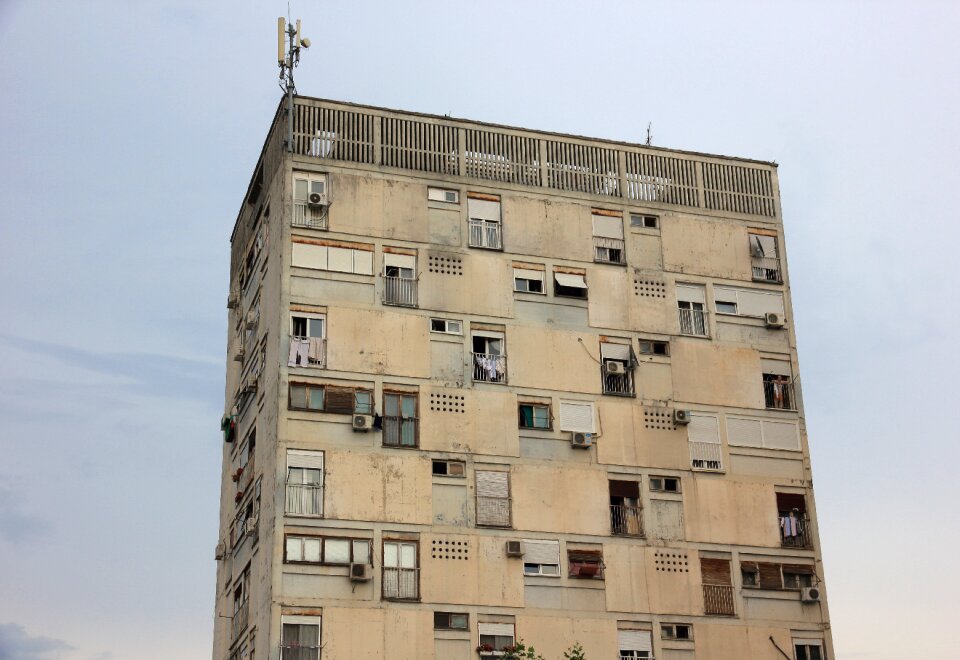 Apartment building concrete