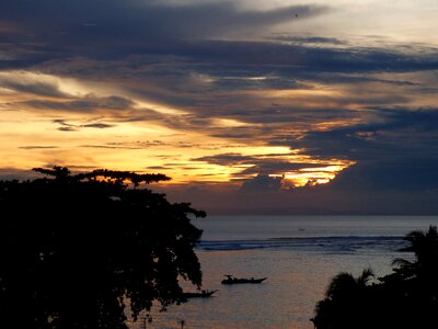 Lombok sunset evening