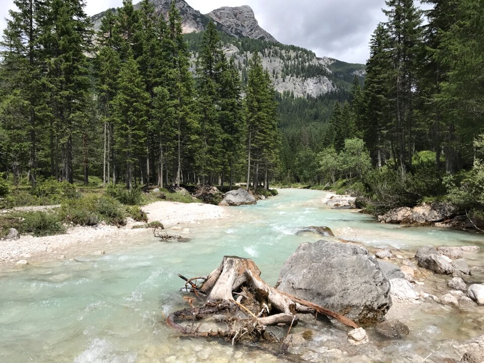 Landscape water rock photo