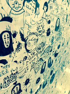 Post sticker ghost