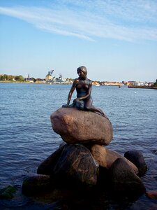 Tourist attraction denmark statue photo