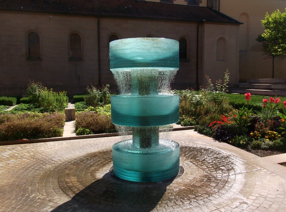 Garden monastery water