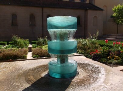 Garden monastery water