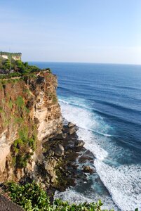 Bali sea cliff photo