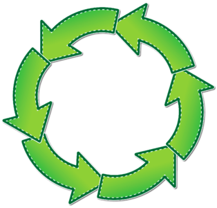 Six graphic green