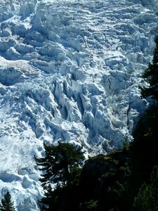 Mountain ice nature