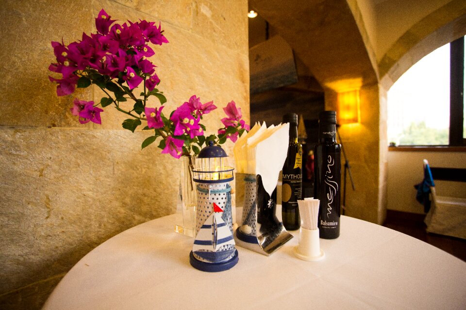 Olive oil bougainvillea lighthouse