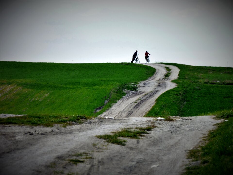 By bike tourism the path