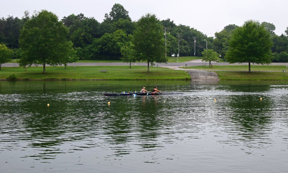 Women rowing sport