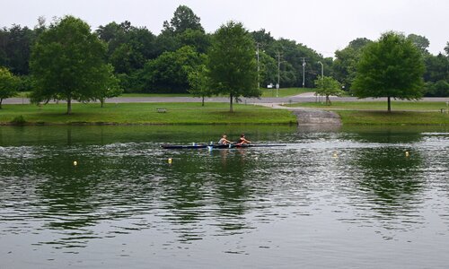 Women rowing sport photo