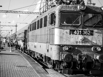 Transport station locomotive