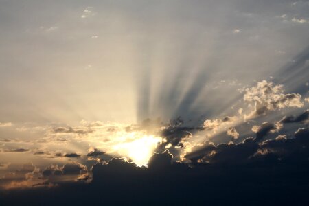 Sunset sky clouds