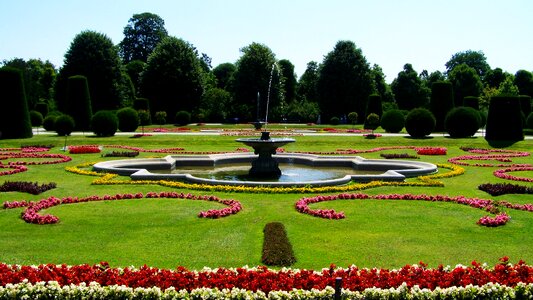 Schönbrunn castle park vienna photo