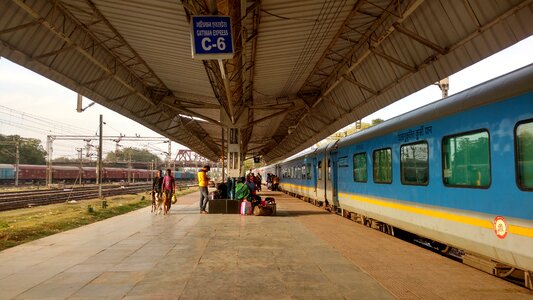 India brown train photo