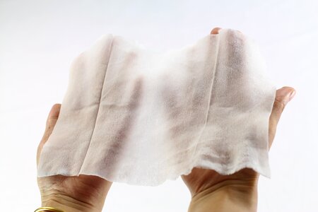 Tile nonwoven fabric cotton soft