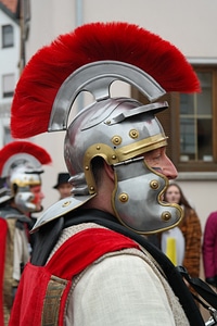 Soldier masks street carnival