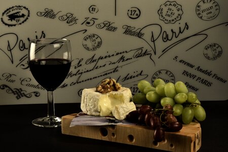 Cheese grape food