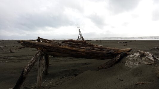 Coastal seascape sand