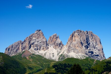 Hiking alps forest