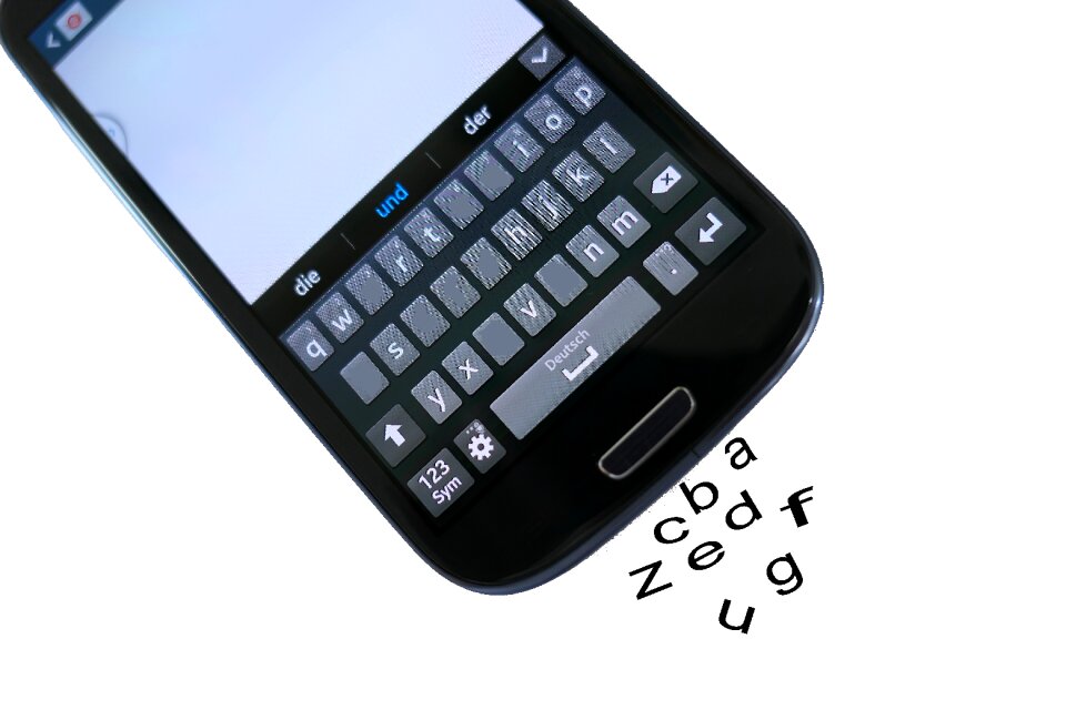 Phone touch screen communication