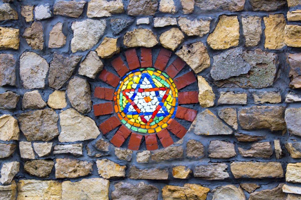 Judaism ornament mosaic