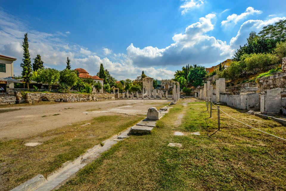 Greece outdoor ruins