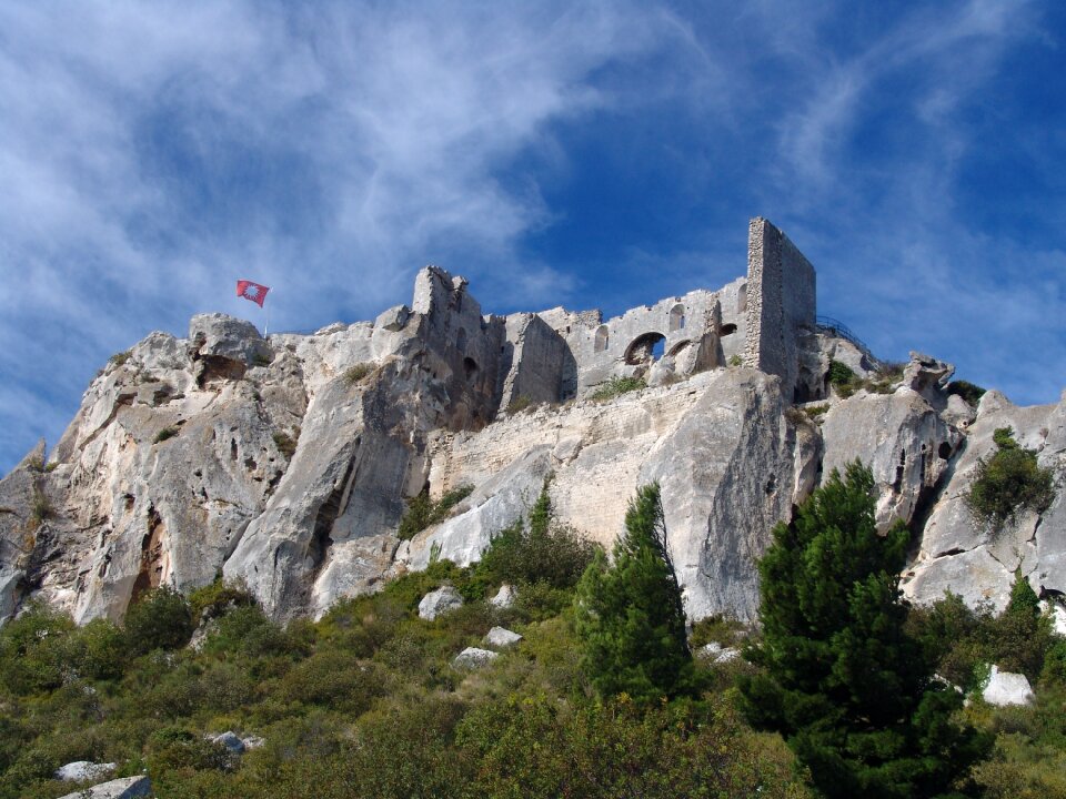 Mountain fortress building