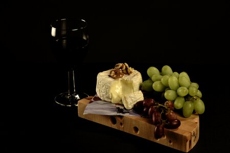 Cheese grape food
