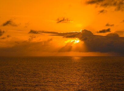 Caribbean sea peaceful photo