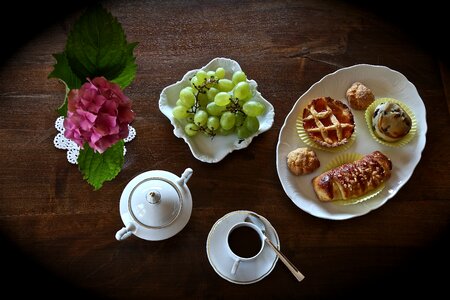 Biscuits drink cup photo