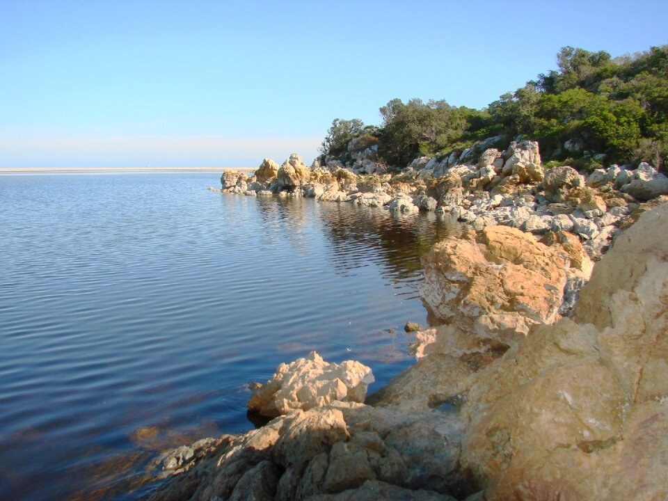 Lagoon river mouth bathing
