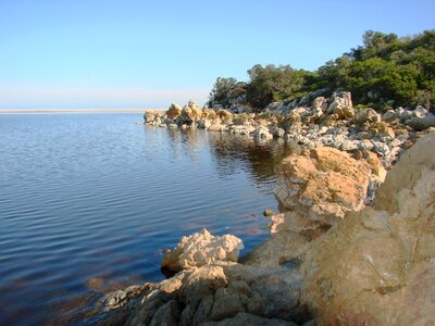 Lagoon river mouth bathing
