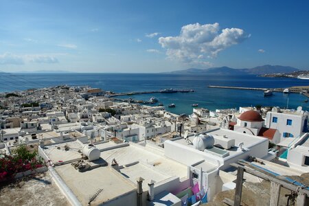 Island greek blue photo