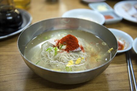 Cold noodles buckwheat if