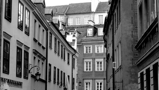 Old houses city photo