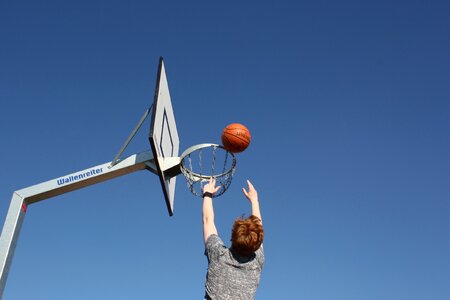 Play ball game basket photo