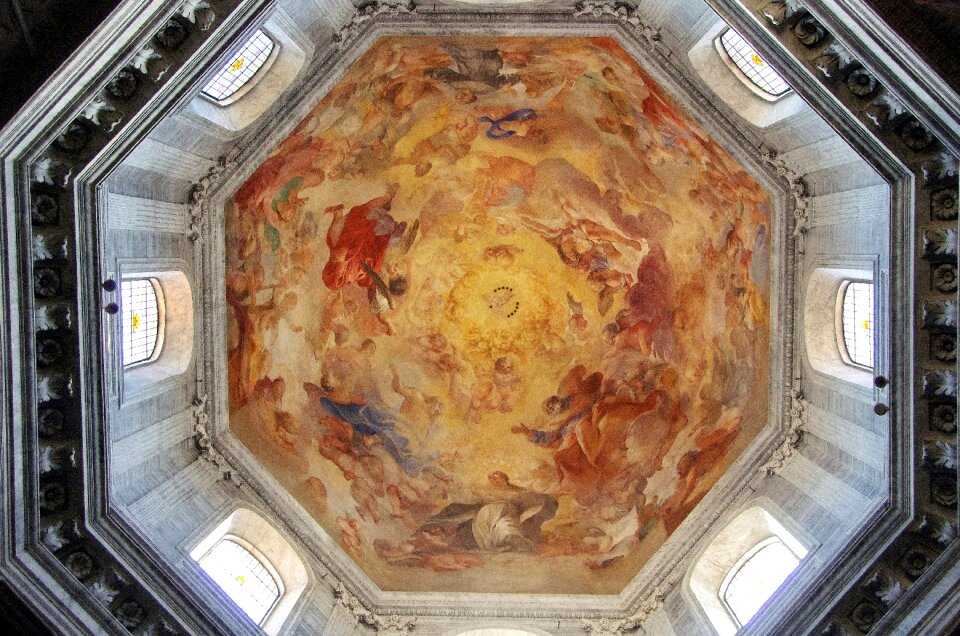 Santa-maria-del-popolo dome fresco