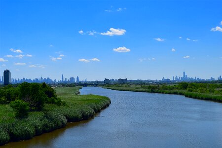 Waterway nature sky