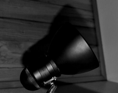 Bulb light gray lamp photo