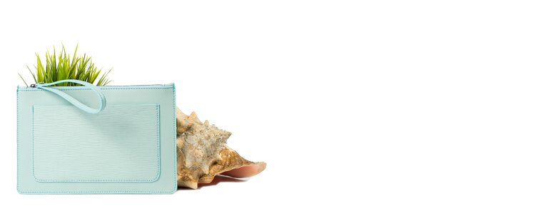 Bag fashion cover of white background