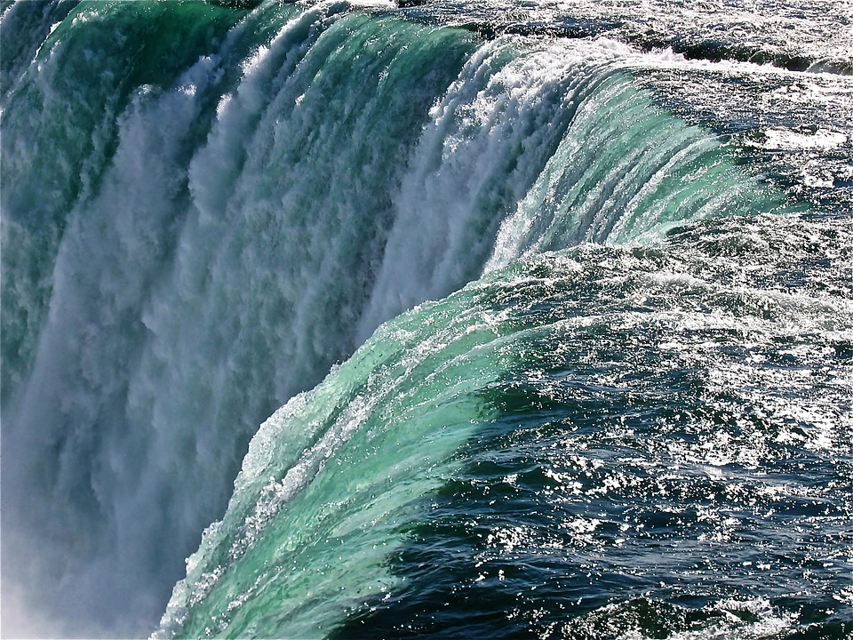 Water nature waterfall