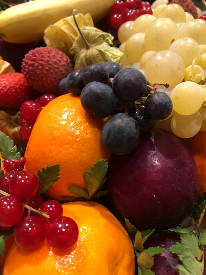 Fruit grape banana